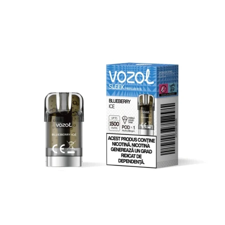 Narghilea electronica reincarcabila SLEEK POD BLUEBERRY ICE | GALASUN