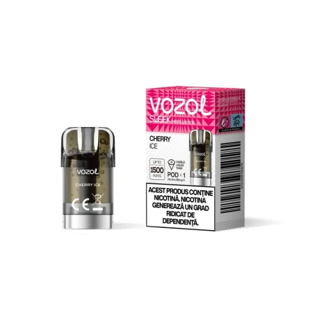Narghilea electronica reincarcabila SLEEK POD CHERRY ICE | GALASUN
