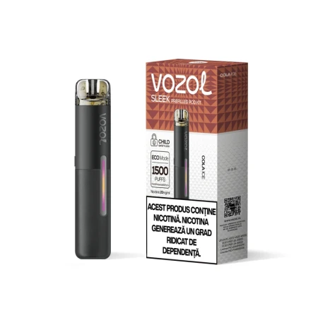 Narghilea electronica reincarcabila KIT SLEEK POD COLA ICE | GALASUN