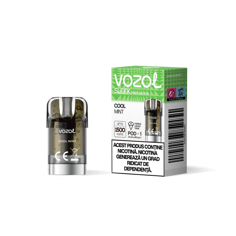 Narghilea electronica reincarcabila SLEEK POD COOL MINT | GALASUN