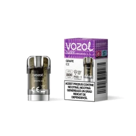Narghilea electronica reincarcabila SLEEK POD DOUBLE GRAPE ICE | GALASUN