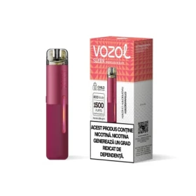 Narghilea electronica reincarcabila KIT SLEEK POD STRAWBERRY RASPBERRY CHERRY | GALASUN