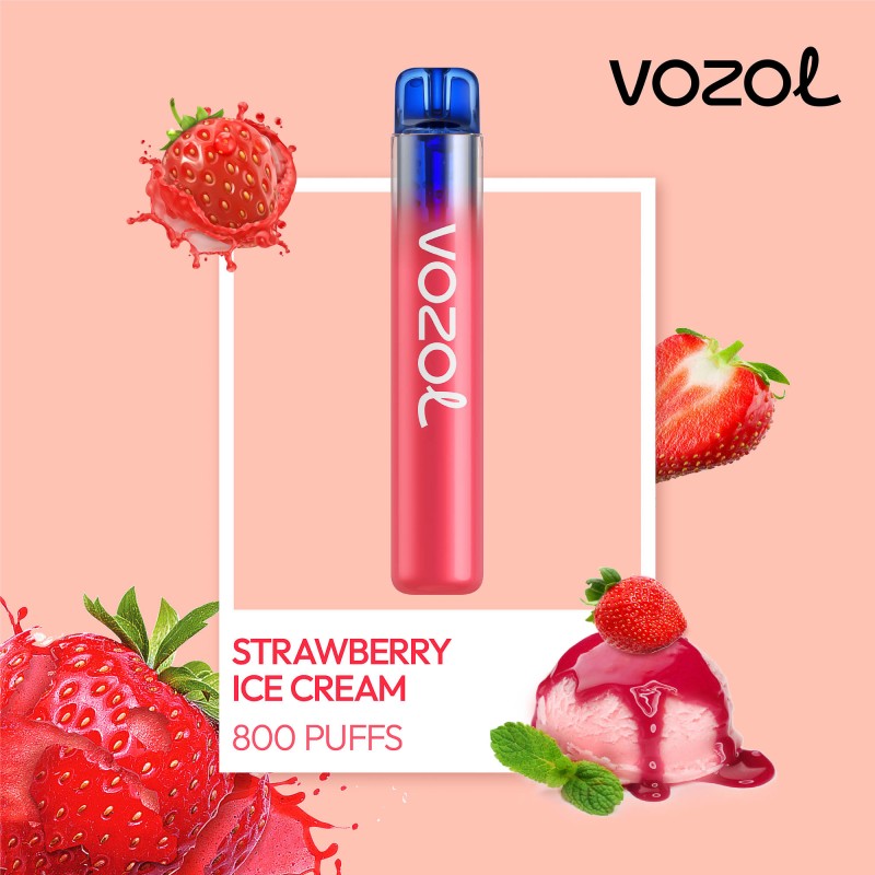 Neon800 Strawberry Ice Cream -Tigara electronica de unica folosinta - Vozol