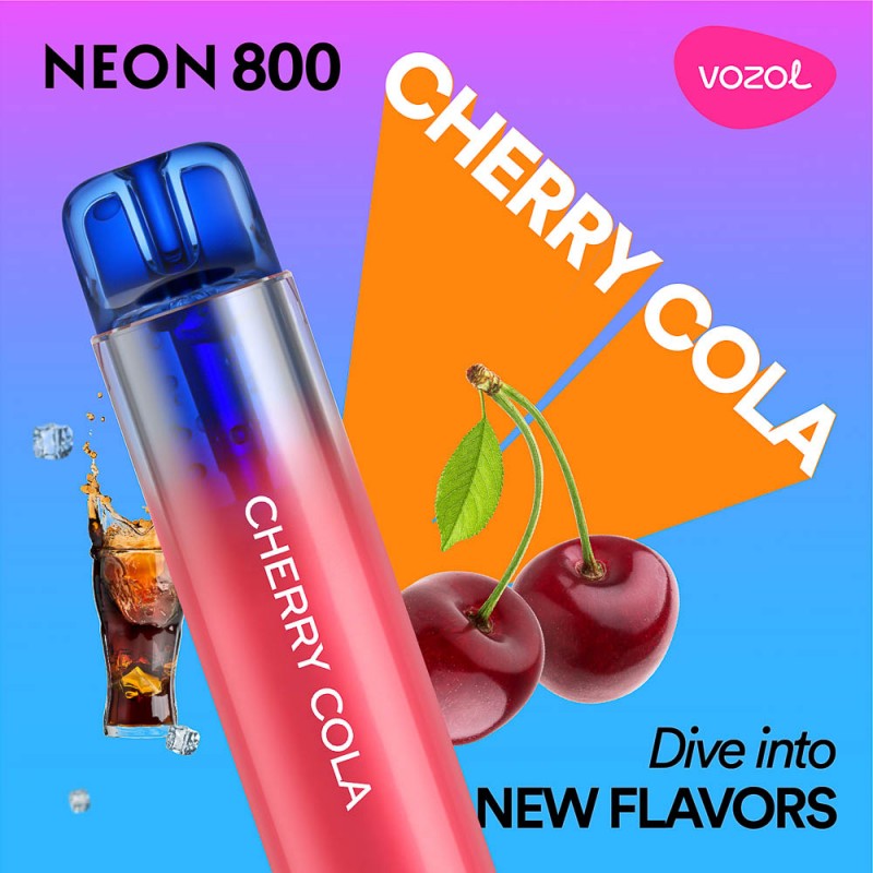 Neon800 Cherry Cola - Tigara electronica de unica folosinta - Vozol