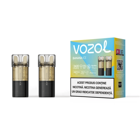 Cartus de unica folosinta SWITCH PRO BANANA ICE 0 NICOTI... » Vozol.Ro