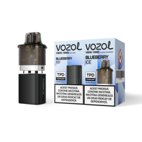 Narghilea electronica reincarcabila FLACON VISTA PLUG BLUEBERRY ICE | GALASUN